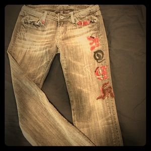 Miss Me Jean black wash